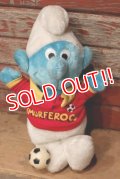 ct-220719-62 Smurf / 1980's Plush Doll "Football"