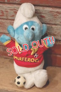 ct-220719-62 Smurf / 1980's Plush Doll "Football"