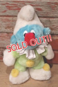 ct-220719-63 Smurf / 1980's Plush Doll "Clown"