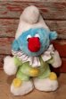 画像1: ct-220719-63 Smurf / 1980's Plush Doll "Clown" (1)