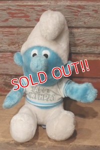 ct-220719-61 Smurf / 1980's Plush Doll "HAPPY BIRTHDAY"