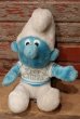 画像1: ct-220719-61 Smurf / 1980's Plush Doll "HAPPY BIRTHDAY" (1)