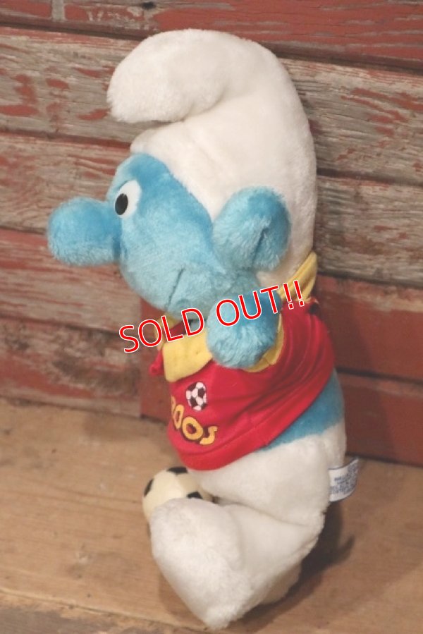 画像4: ct-220719-62 Smurf / 1980's Plush Doll "Football"