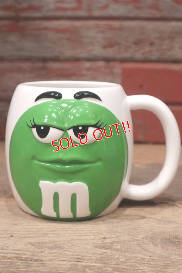 画像1: ct-220601-01 MARS / M&M's 2003 Ceramic Big Mug "Green"
