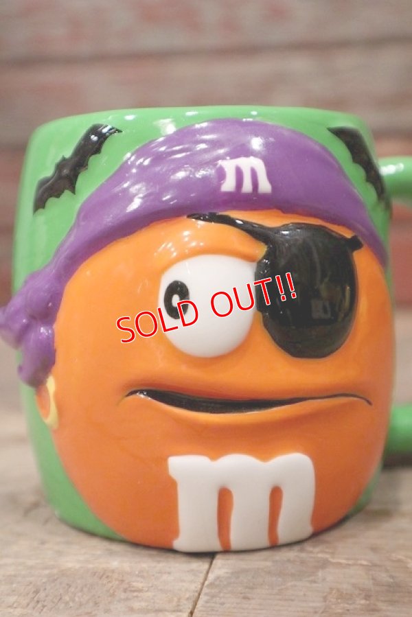 画像2: ct-220601-01 MARS / M&M's 2002 Ceramic Mug "Orange・Pirate"