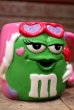 画像2: ct-220601-01 MARS / M&M's 2003 Ceramic Mug "Green・Valentine" (2)