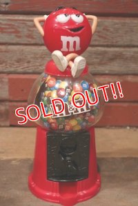 ct-220801-47 MARS / M&M's 2000's Candy Novelty Dispenser "Red"