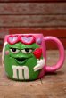 画像1: ct-220601-01 MARS / M&M's 2003 Ceramic Mug "Green・Valentine" (1)