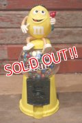 ct-220801-47 MARS / M&M's 2000's Candy Novelty Dispenser "Yellow"