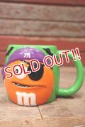 ct-220601-01 MARS / M&M's 2002 Ceramic Mug "Orange・Pirate"