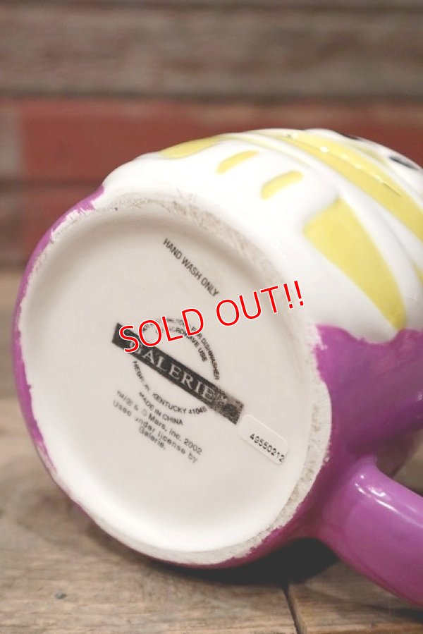 画像7: ct-220601-01 MARS / M&M's 2002 Ceramic Mug "Yellow・Mummy"