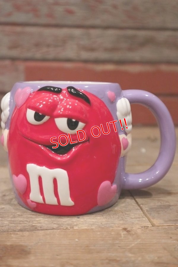 画像1: ct-220601-01 MARS / M&M's 2003 Ceramic Mug "Red・Valentine"