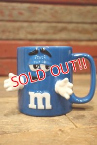 ct-220601-01 MARS / M&M's 2000's Ceramic Mug "Blue"