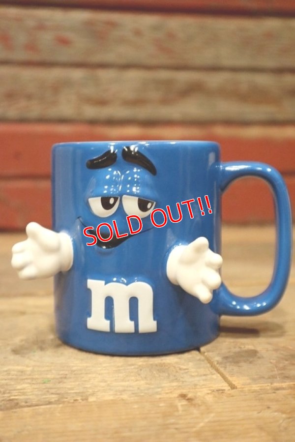 画像1: ct-220601-01 MARS / M&M's 2000's Ceramic Mug "Blue"