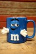 画像1: ct-220601-01 MARS / M&M's 2000's Ceramic Mug "Blue" (1)