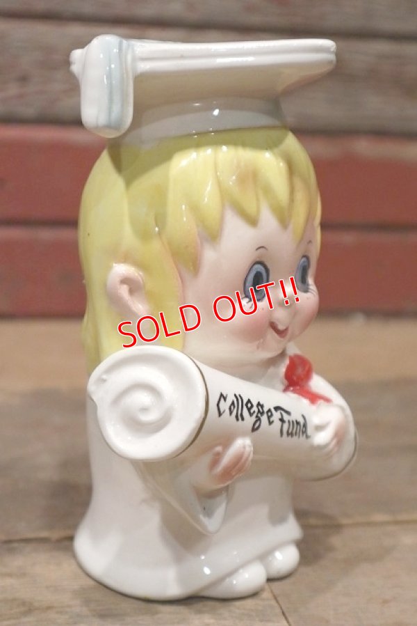 画像4: ct-220801-52 Lefton / College Fund 1960's Ceramic Bank