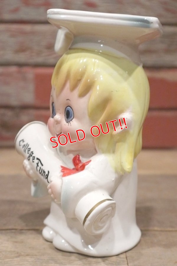 画像3: ct-220801-52 Lefton / College Fund 1960's Ceramic Bank
