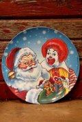ct-191101-29 McDonald's / 1997 Collectors Plate "Santa Claus & Ronald McDonald"