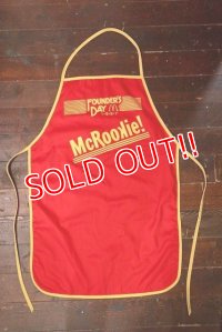 dp-220810-10 McDonald's / FOUNDER'S DAY 1987 McRookie! Apron