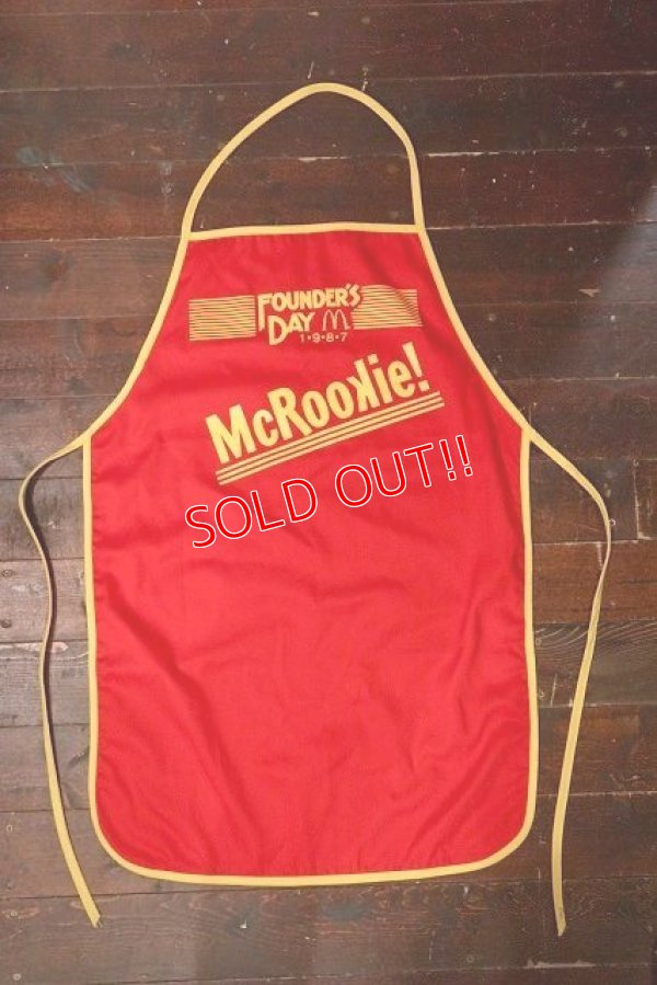 画像1: dp-220810-10 McDonald's / FOUNDER'S DAY 1987 McRookie! Apron