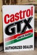 画像1: dp-220801-26 Castrol GTX / W-side Metal Sign (1)