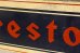 画像8: dp-220801-22 Firestone / 1940's W-side Metal Sign