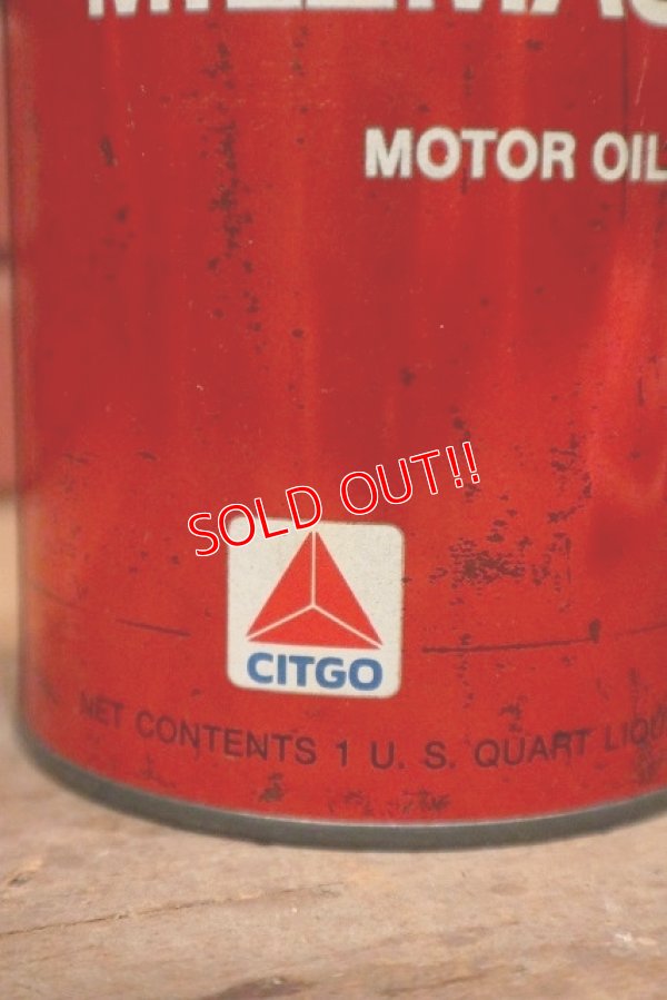 画像2: dp-220801-32 CITGO / One U.S. Quart MILESTAR Motor Oil Can