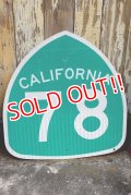 dp-220801-13 Road Sign CALIFORNIA Freeway 78 Sign