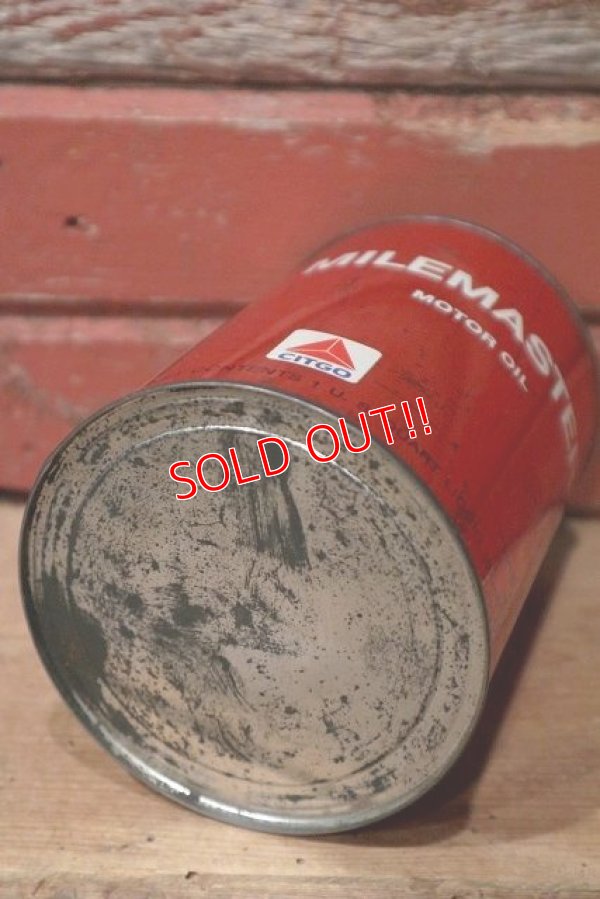 画像6: dp-220801-32 CITGO / One U.S. Quart MILESTAR Motor Oil Can