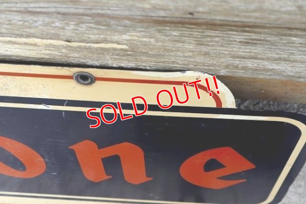 画像10: dp-220801-22 Firestone / 1940's W-side Metal Sign