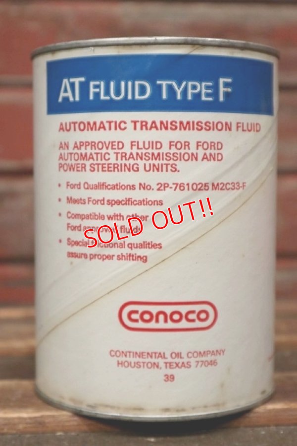 画像2: dp-220301-77 CONOCO / One U.S. Quart AT FLUID TYPE F Can