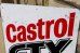 画像2: dp-220801-26 Castrol GTX / W-side Metal Sign (2)