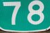 画像3: dp-220801-13 Road Sign CALIFORNIA Freeway 78 Sign (3)