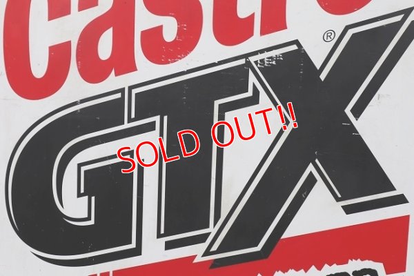 画像3: dp-220801-26 Castrol GTX / W-side Metal Sign