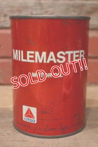 dp-220801-32 CITGO / One U.S. Quart MILESTAR Motor Oil Can