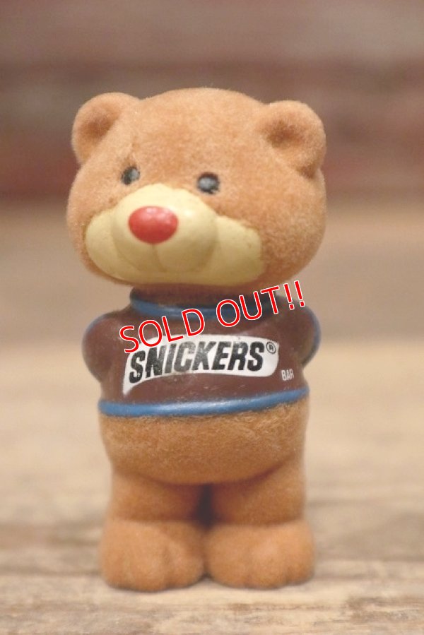 画像3: ct-220801-30 MARS / 1987 Snickers Flocked Bears Figure Set
