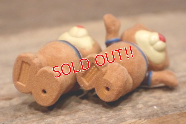 画像7: ct-220801-30 MARS / 1987 Snickers Flocked Bears Figure Set