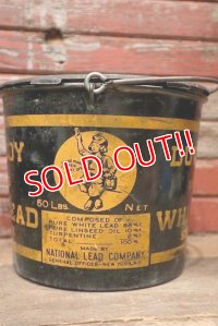 dp-220810-03 Dutch Boy/ 1950's SOFT PASTE WHITE LEAD Bucket