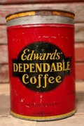 dp-220810-15 Edward's DEPENDABLE Coffee / Vintage Tin Can