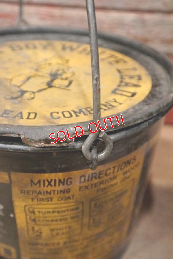 画像7: dp-220810-03 Dutch Boy/ 1950's SOFT PASTE WHITE LEAD Bucket