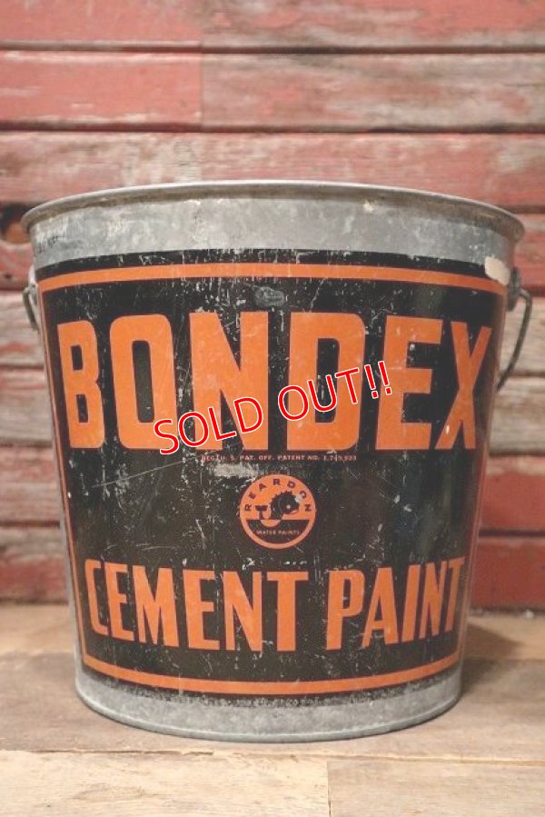 画像1: dp-220810-07 BONDEX CEMENT PAINT / 1950's Bucket