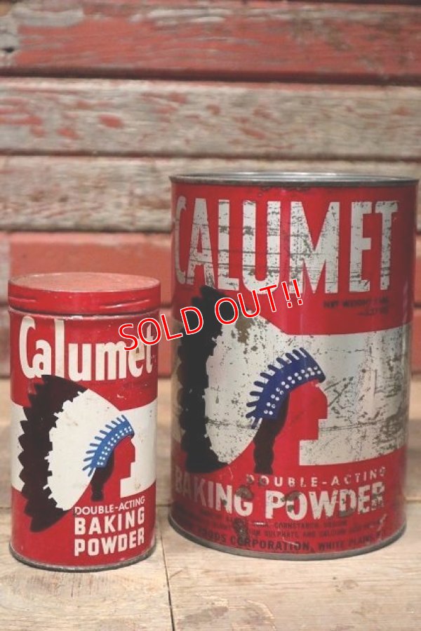 画像8: dp-220810-12 CALUMET / Vintage Baking Powder Can