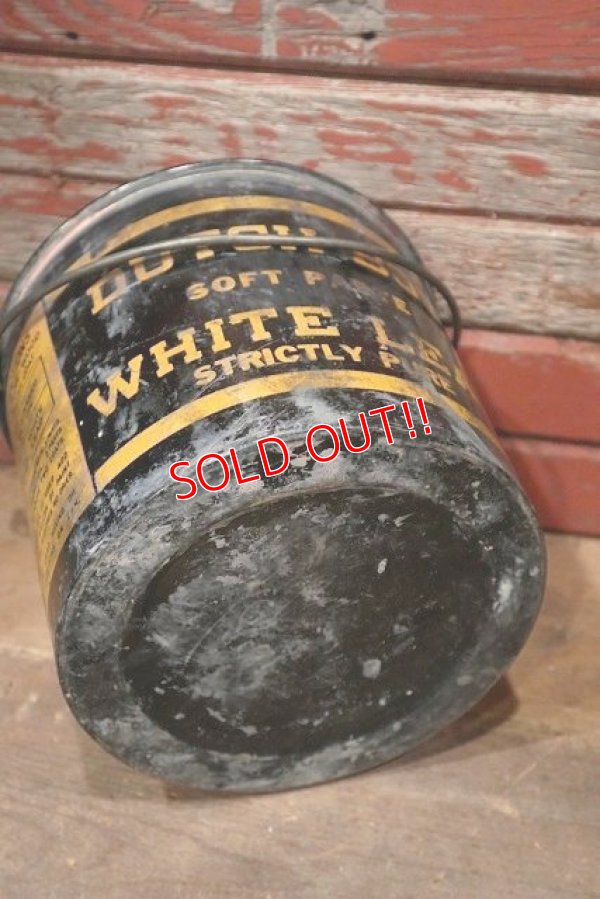 画像12: dp-220810-03 Dutch Boy/ 1950's SOFT PASTE WHITE LEAD Bucket