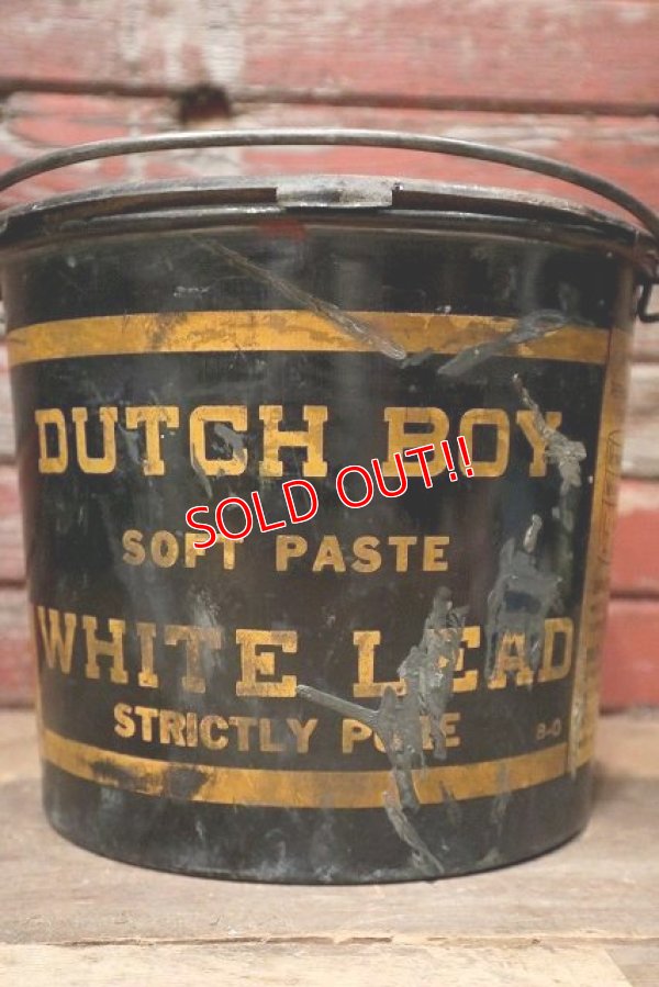 画像3: dp-220810-03 Dutch Boy/ 1950's SOFT PASTE WHITE LEAD Bucket