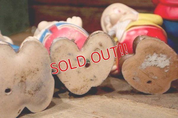 画像15: ct-171206-35 Seven Dwarfs / 1950's Rubber Doll Set