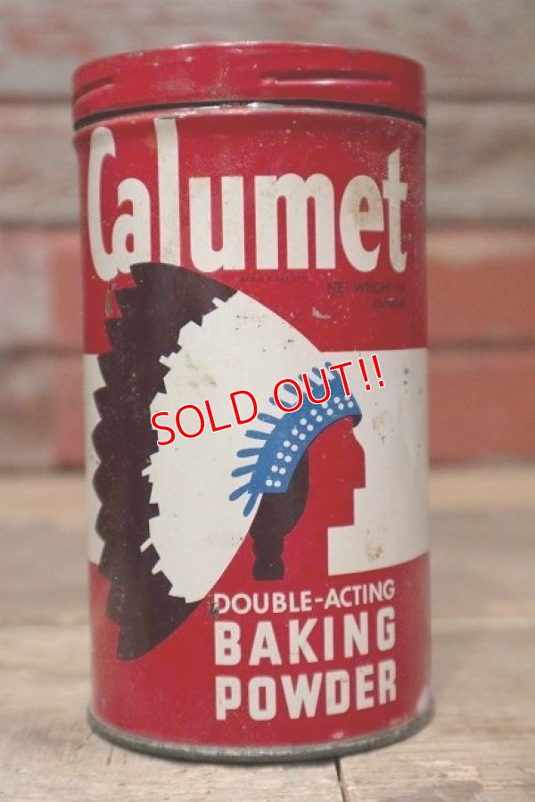 画像1: dp-220810-13 Calumet / Vintage Baking Powder Can