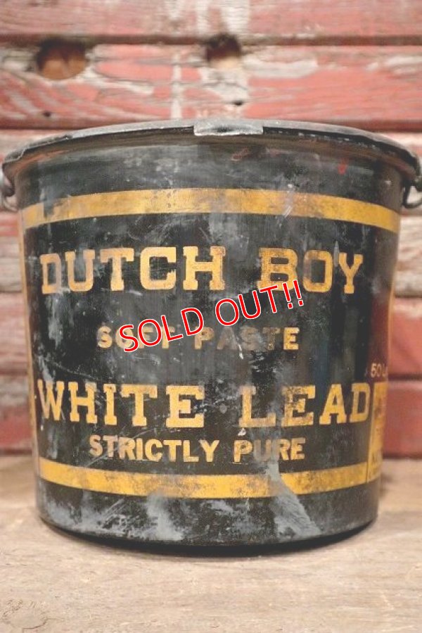 画像2: dp-220810-03 Dutch Boy/ 1950's SOFT PASTE WHITE LEAD Bucket