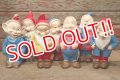 ct-171206-35 Seven Dwarfs / 1950's Rubber Doll Set