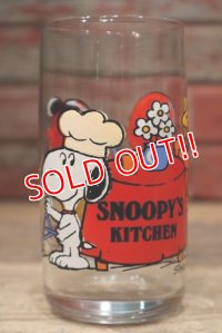 gs-220801-16 Snoopy's Kitchen / 1970's-1980's Glass