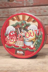 ct-220601-01 MARS / M&M's 2000's Holiday Season Tin Can